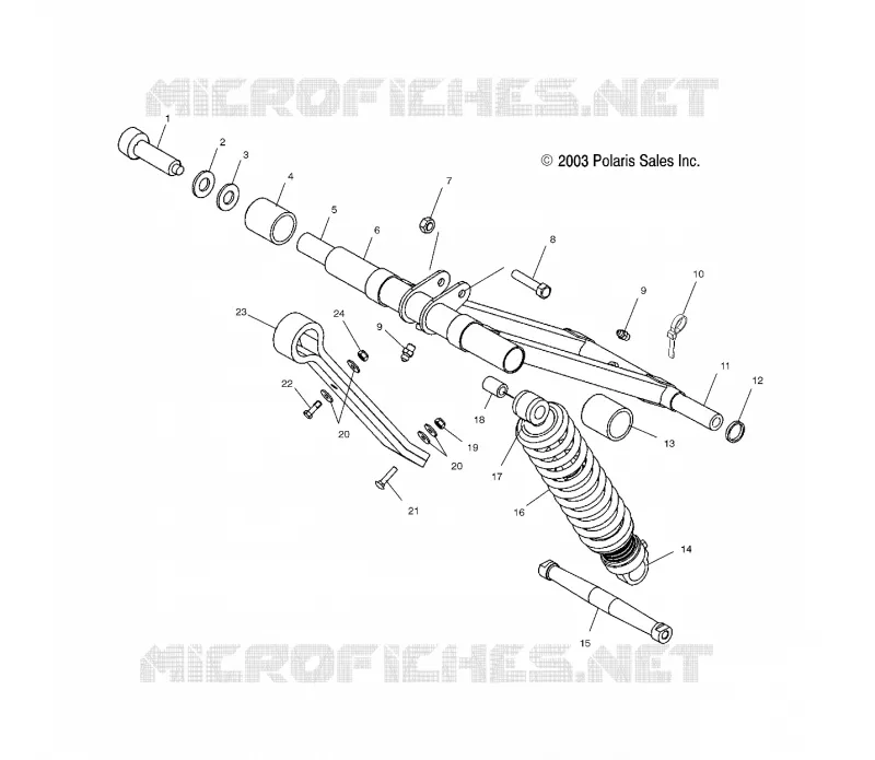 BRAS DE SUSPENSION AVANT (M-10)
