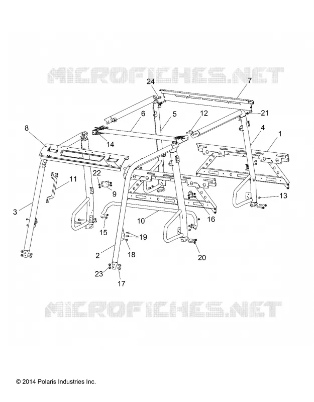 CHASSIS, CAB CADRE