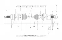 DRIVE TRAIN, ARBRE DE TRANSMISSION, REAR