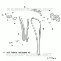 CHAINE DE DISTRIBUTION AND TENSIONER