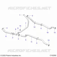 ENGINE, SYSTÃˆME DE REFROIDISSEMENT, HOSES