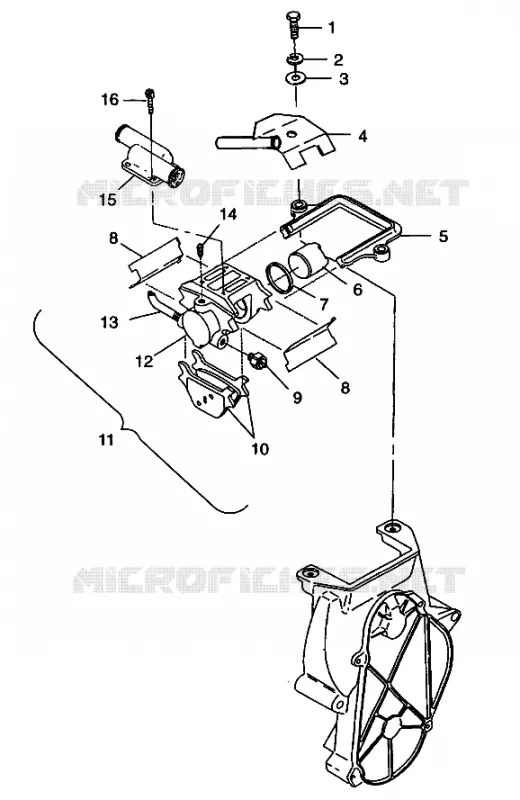 FREIN 600 XC 0981758 (4944194419B008)