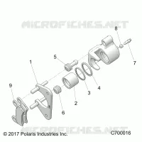 FREIN ARRIERE CALIPER