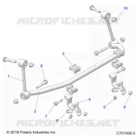 SUSPENSION, FRONT, BARRE STABILISATRICE