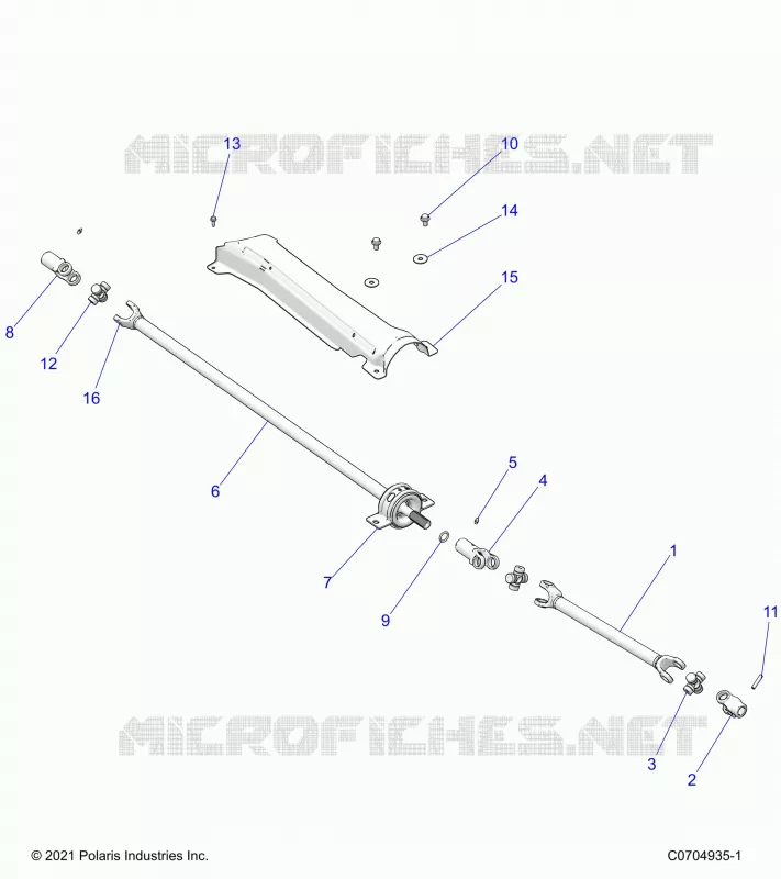 SYSTÃˆME DE TRANSMISSION, FRONT PROP SHAFT