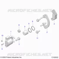 FREIN AVANT CALIPER