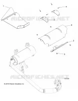 ENGINE, ECHAPPEMENT, SHIELDS