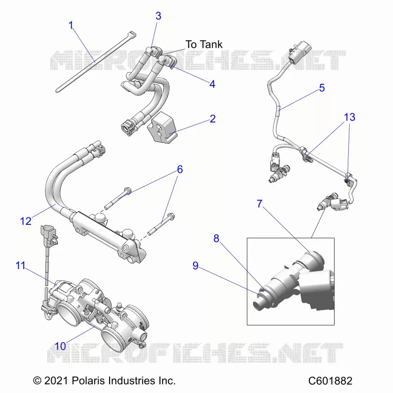 SYSTÃˆME D'ALIMENTATION, RAIL, LINES AND THROTTLE BODY