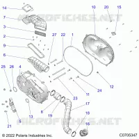SYSTÃˆME DE TRANSMISSION, CLUTCH COVER AND DUCTING