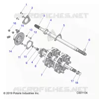 DRIVE TRAIN, JACKSHAFT AND ARBRE DE TRANSMISSION