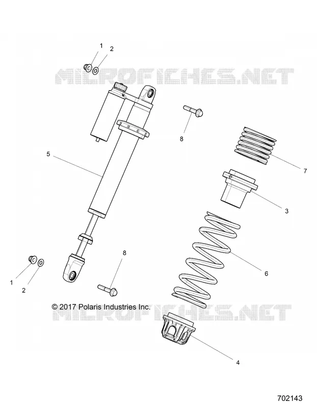 SUSPENSION AVANT SHOCK MOUNTING