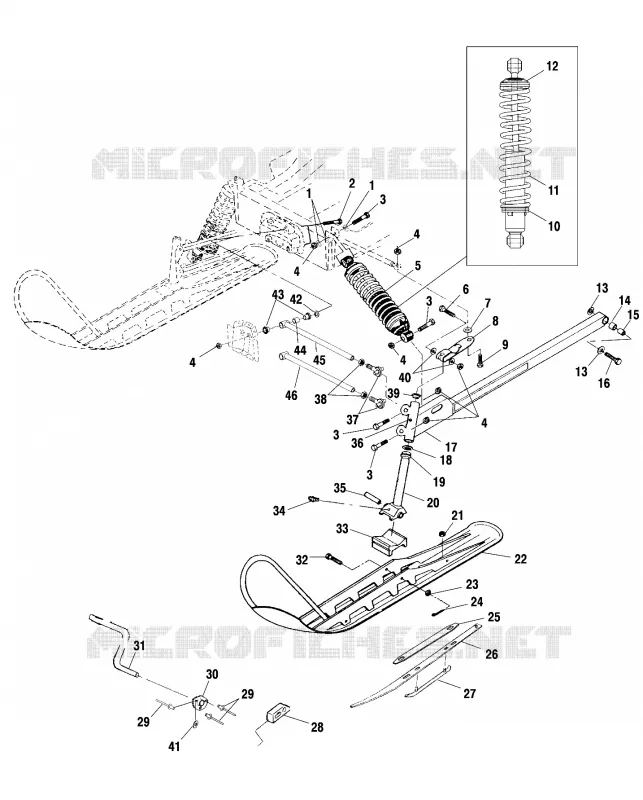 SUSPENSION AVANT AND SKI