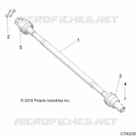 SYSTEME DE TRANSMISSION, REAR PROP SHAFT