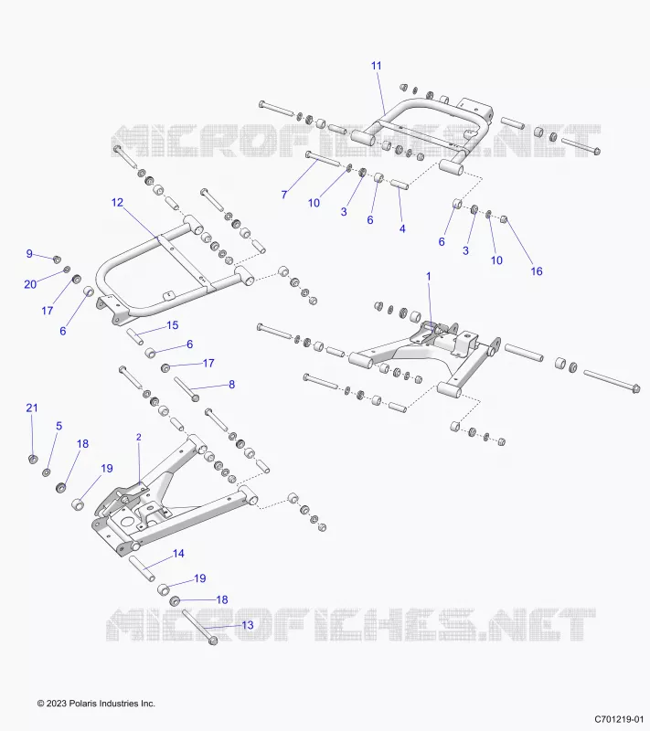SUSPENSION ARRIERE CONTROL ARMS