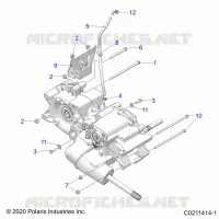SYSTÃˆME DE TRANSMISSION, MAIN GEARCASE MOUNTING