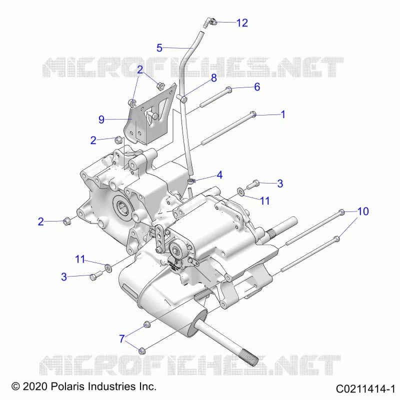 SYSTÃˆME DE TRANSMISSION, MAIN GEARCASE MOUNTING