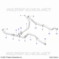 ENGINE, SYSTÃˆME DE REFROIDISSEMENT, HOSES