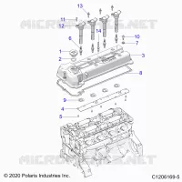ENGINE, COUVERCLE SOUPAPE