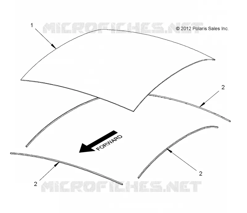 TOIT PANEL, 2 PASSENGER