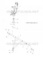 SUSPENSION, A-ARM and SUPPORT MOUNTING