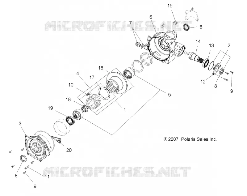 PONT AVANT (4X4)(DEMAND DRIVE)