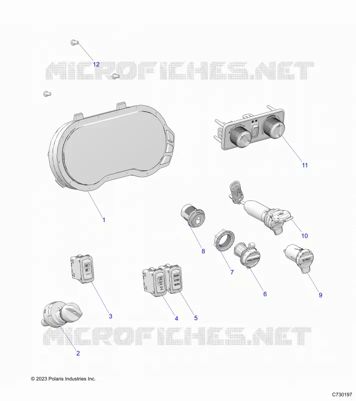 ELECTRICITE, DASH INSTRUMENTS