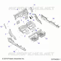 CARROSSERIE ARRIERE CLOSEOFF, FENDERS AND FLOOR