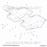 CHASSIS, SKID PLATES