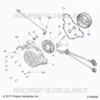 ENGINE, STATOR AND FLYROUE