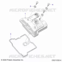 ENGINE, COUVERCLE SOUPAPE