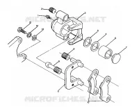 ETRIER DE FREIN INTERMEDIAIRE ASSEMBLY 250 4x6 / W928627 (4922902290021A)