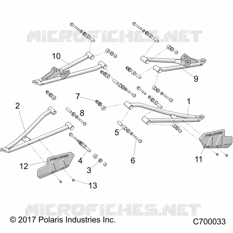 SUSPENSION AVANT CONTROL ARMS