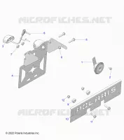 ELECTRICITE, HORN, AND LICENSE PLATE LIGHT