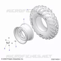 ROUES, FRONT TIRE