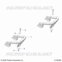 CARROSSERIE ARRIERE RACK, HANDGRIPS
