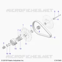 SYSTÃˆME DE TRANSMISSION, SECONDARY CLUTCH