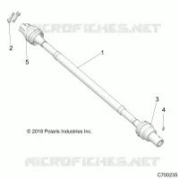 SYSTÃˆME DE TRANSMISSION, REAR PROP SHAFT