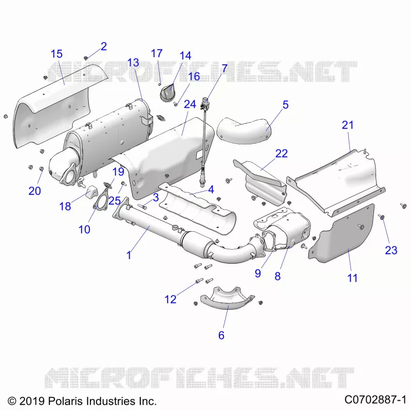 ENGINE, ECHAPPEMENT