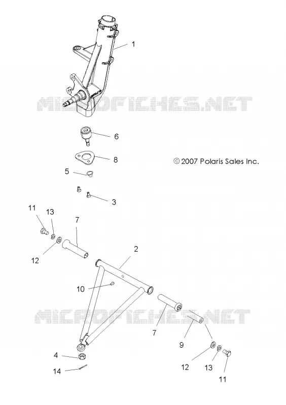 SUSPENSION, A-ARM and SUPPORT MOUNTING