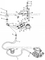 SYSTÈME D'ALIMENTATION HURRICANE B964466 and Intl. HURRICANE I964466 (4935733573A010)
