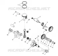 PISTON ET VILEBREQUIN 6X6 400L W948740 (4926802680D007)