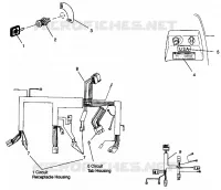 ALLUMAGE ET FAISCEAU ELECTRIQUE 500 EFI 0942774 and EFI SKS 0942574 (4924982498008A)