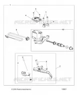 FREIN AVANT BRAKE LEVER AND MASTER CYLINDER