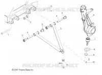 SUSPENSION, A-ARM and SUPPORT MOUNTING