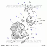 ENGINE, PRISE D'AIR MANIFOLD