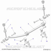 SUSPENSION, FRONT BARRE STABILISATRICE
