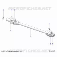 DRIVE TRAIN, ARBRE DE TRANSMISSION AVANT