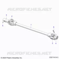 SYSTÃˆME DE TRANSMISSION, FRONT PROP SHAFT