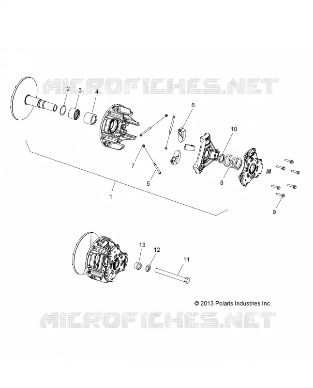 SYSTÈME DE TRANSMISSION, PRIMARY CLUTCH