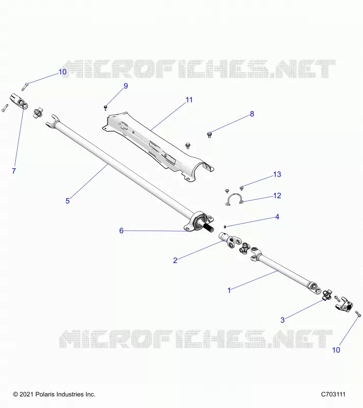SYSTÃˆME DE TRANSMISSION, PROP SHAFT
